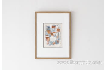 Cuadro Abstracto Agua y Tierra N2 (60x80)