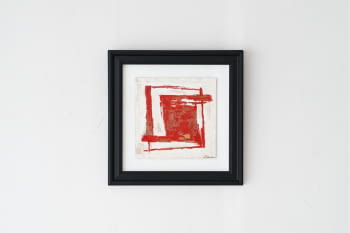 Cuadro Abstracto Rojo (50x50)