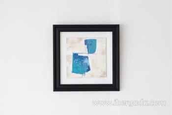 Cuadro Abstracto Azul (50x50)