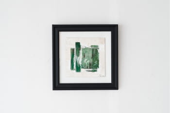 Cuadro Abstracto Verde (50x50)