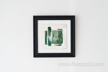 Cuadro Abstracto Verde (50x50)