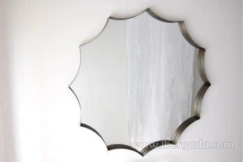 Espejo Estrella Metal Envejecido (148x148)