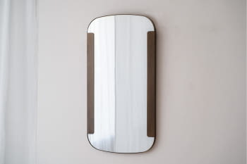 Espejo Rectangular Oro Envejecido (72x135)