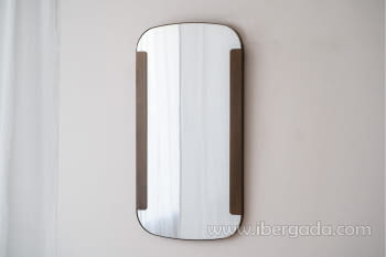 Espejo Rectangular Oro Envejecido (72x135)