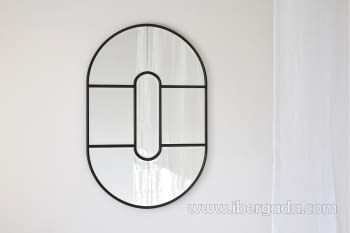 Espejo Ovalado Oro Envejecido II (78x120)