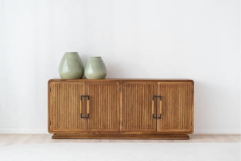 Mueble Aparador Herea Fresno color Miel (198x45x81)