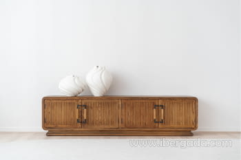 Mueble TV Herea Fresno color Miel (198x40x50)