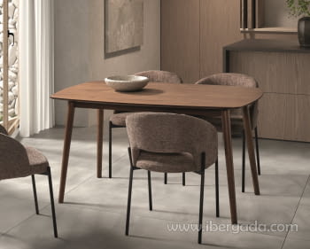 Mesa de Comedor Rectangular Nogal (160x90) o (140x80)