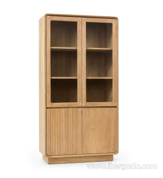 Mueble Vitrina Eyre Teka 4 Puertas (90x40x190)