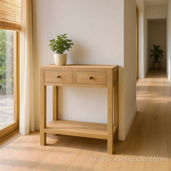 Consola Madera Mindi Estrecha (70x30x80)