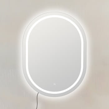 Espejo Ovalado con luz LED (60x80)