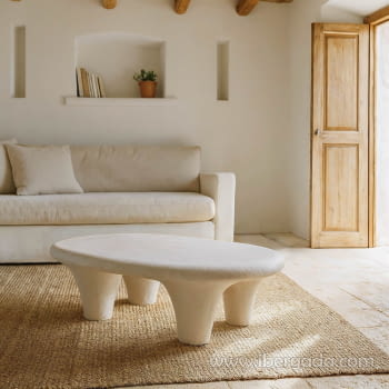 Mesa Centro rectangular Wilma Blanco (102x62)