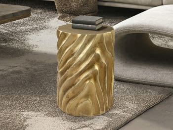 Mesa Auxiliar Torsa Dorada (38x38x56)