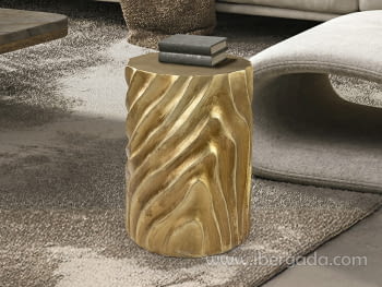 Mesa Auxiliar Torsa Dorada (38x38x56)