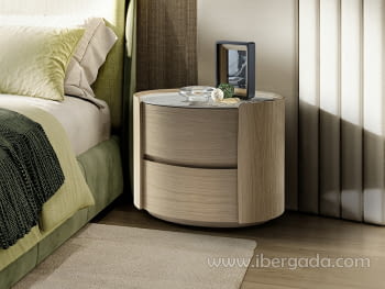 Mesita de Noche Enoc Roble Claro (60x41x48)