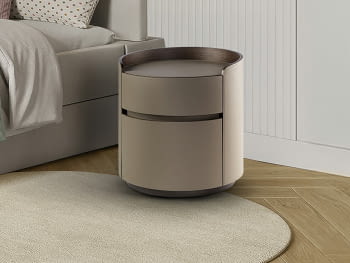 Mesita de Noche Cirze Beige (45x45x48)