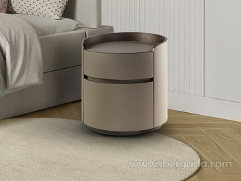 Mesita de Noche Cirze Beige (45x45x48)