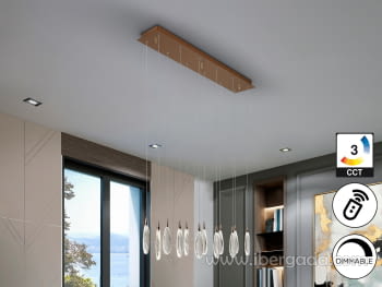 Lámpara Lágrimas 12L Oro Rosa