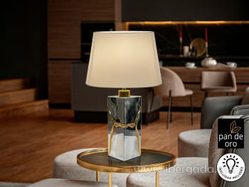 Sobremesa Ocean 1L Cromo/Pan Oro (38x38x58)