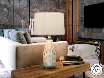 Sobremesa Tessa 1L Cerámica Blanco (42x42x76)