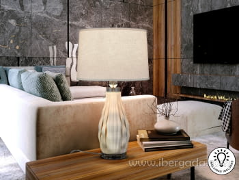 Sobremesa Tessa 1L Cerámica Blanco (42x42x76)