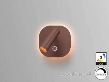 Aplique Lectura Biblos Marrón Óxido