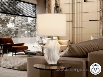 Sobremesa Kaos 1L Cerámica Blanco (39x39x68)