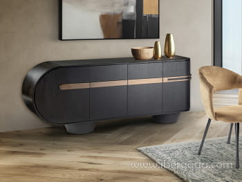 Aparador Luca Roble Oscuro (202x46x81)