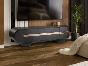 Muble TV Luca Roble Oscuro (200x45x56)