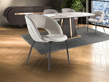 Silla Nim Piedra/Negro (61x66x83)