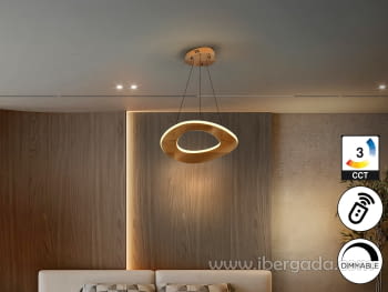 Lámpara Mirena 1L Oro Rosa (50cm)