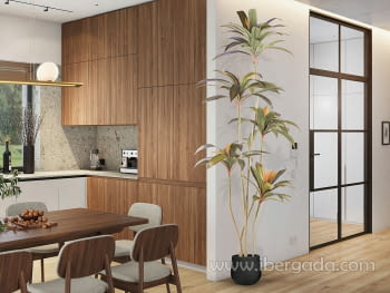 Planta Artificial Dracena Roja (220cm)