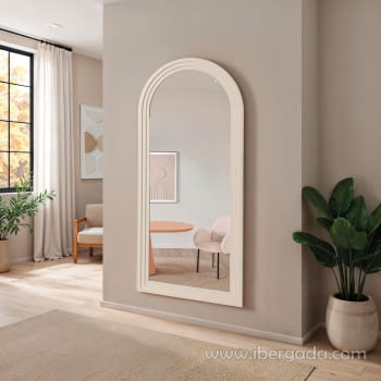 Espejo Vestidor Blanco Hueso (180x80)