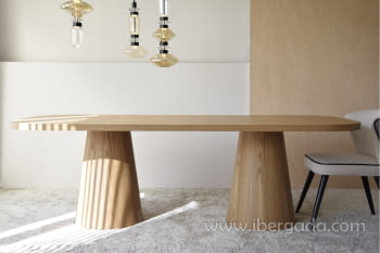 Mesa de Comedor Dolmen Fresno Natural (230x110)