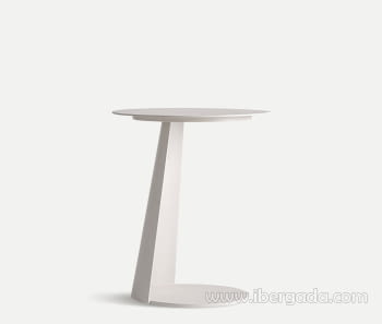 Mesa Auxiliar Wengen Aluminio Beige  (40x40x48)