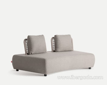 Módulo Central Sofá Lenk Topo (194x105x81)