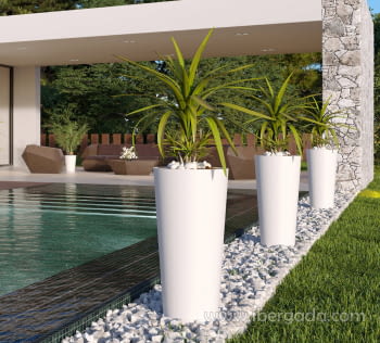 Macetero Porto Mate (37x37x80)