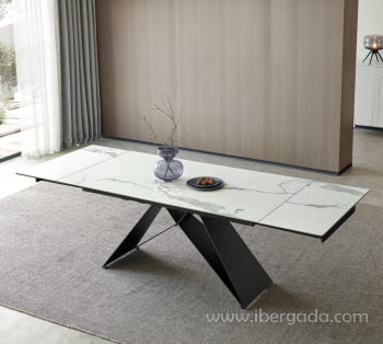 Mesa de Comedor Extensible Lucca (160-240x90x76)