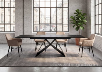 Mesa de Comedor Extensible Estocolmo (160-240x90x76)