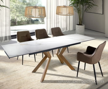 Mesa de Comedor Extensible Portofino (160-240x90x76)
