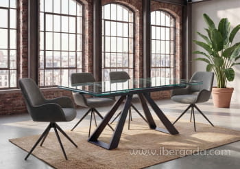 Mesa de Comedor Extensible Bélgica (160-240x90x76)