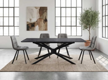Mesa de Comedor Extensible Cobalto (160-200x90x76)