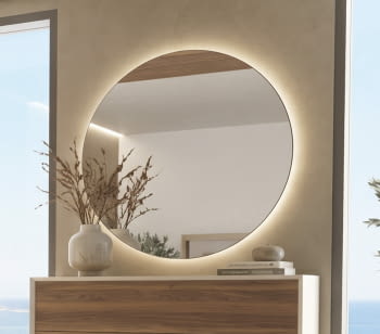 Espejo Redondo luz LED (100x100)