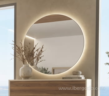 Espejo Redondo luz LED (100x100)