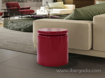 Mesa Auxiliar Nola Rojo (40x40x42)