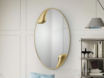 Espejo Ovalado Daysi Oro (70x120)