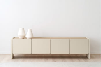 Mueble TV Cenza Beige Mate/Fresno (200x45x51)