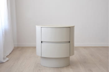 Mesita N87. Cerámico/Gris (50x50x50)