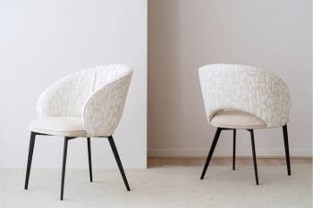 Silla de Comedor Sun Beige/Marfil
