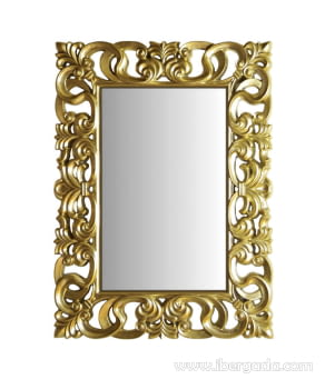 Espejo Rectangular Barroco Oro (130x100)